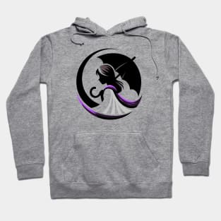 You Jump, I Jump - In Omnia Paratus - Whimsical Silhouette Hoodie